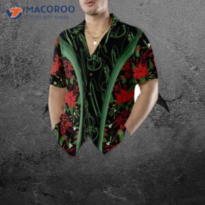 hyper fashionable christmas hawaiian shirts violin music pattern shirt short sleeve idea gift for and 4