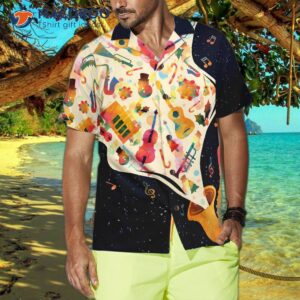 hyperfavor christmas hawaiian shirts for and musical instruts shirt button down short sleeve 3 1
