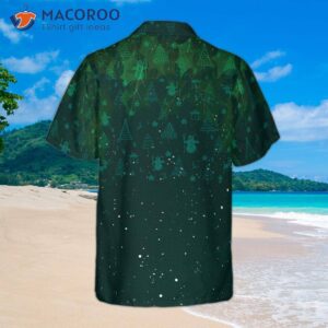 Hyperfavor Christmas Hawaiian Shirts For And , Wreath Bowling Shirt Button-down Short Sleeve.png