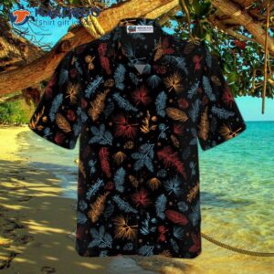 hyperfavor santa beach pattern 2 hawaiian shirt christmas short sleeve button down shirt for and 2