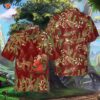 Hyperfavor Santa Riding Sleigh 2 Pattern Hawaiian Shirt, Christmas Short Sleeve Button Down Shirt For And