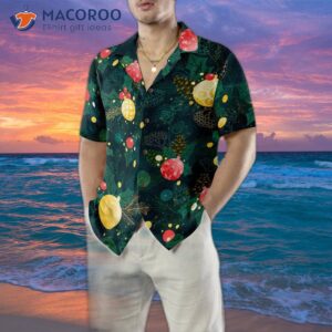 hyperfavored christmas hawaiian shirts ball ornat pattern shirt short sleeve idea gift for and 4