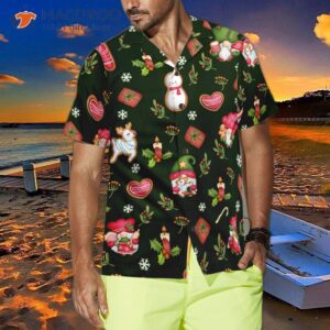 hyperfavored christmas hawaiian shirts for and gnome merry button down shirt short sleeve 3