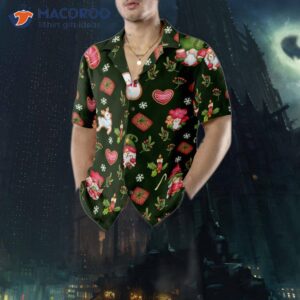 hyperfavored christmas hawaiian shirts for and gnome merry button down shirt short sleeve 4