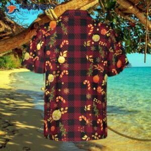 hyperfavored christmas hawaiian shirts for and red plaid pattern shirt button down short sleeve 1 1