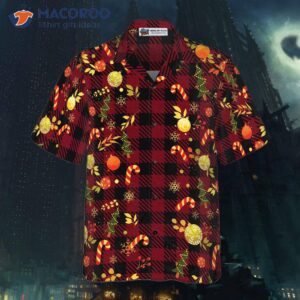 hyperfavored christmas hawaiian shirts for and red plaid pattern shirt button down short sleeve 2 1