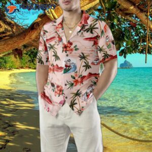 hyperfavored christmas hawaiian shirts for and santa beach pattern shirt button down short sleeve 4