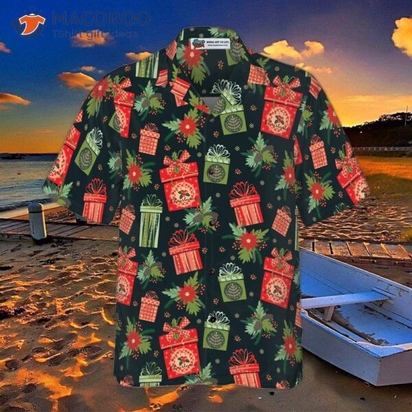 Hyperfavored Christmas Hawaiian Shirts, Gift Pattern Shirt With Short Sleeves, Idea For And