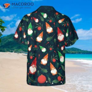 Hyperfavored Christmas Hawaiian Shirts, Gnome Patterned Short Sleeve Shirt, And Shirt Ideas As Gifts For .