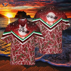 hyperfavored christmas hawaiian shirts night with bowling pattern shirt short sleeve idea gift for and 0