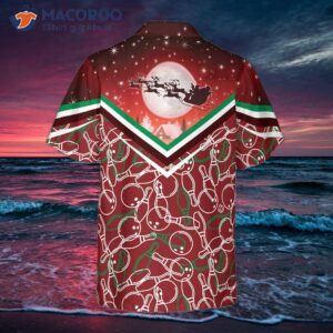 hyperfavored christmas hawaiian shirts night with bowling pattern shirt short sleeve idea gift for and 1