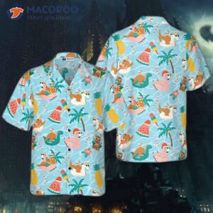 hyperfavored christmas hawaiian shirts santa beach summer short sleeve shirt ideas as gifts for and 0