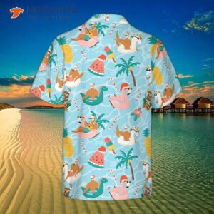 hyperfavored christmas hawaiian shirts santa beach summer short sleeve shirt ideas as gifts for and 1