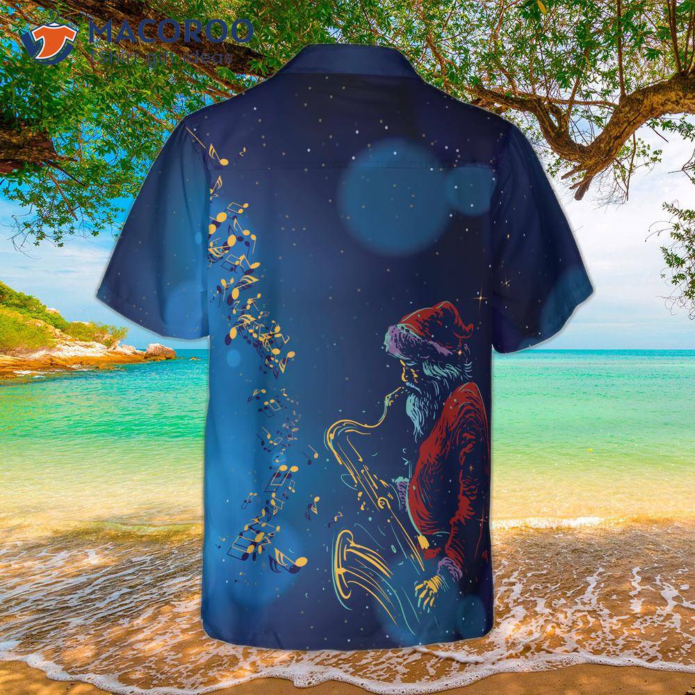 Hyperfavored Christmas Hawaiian Shirts, Santa Flamingo Tropical Pattern  Shirt Short Sleeve, Idea Gift For And