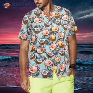hyperfavored christmas hawaiian shirts santa with coconut shirt short sleeve idea gift for and 3
