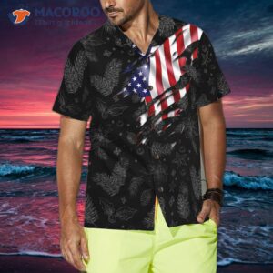 hyperfavored christmas hawaiian shirts usa flag pattern shirt short sleeve idea gift for and 3