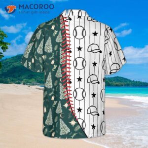 hyperfavorite christmas hawaiian shirts baseball pattern shirt short sleeve idea gift for and 1