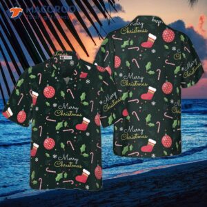 Hyperfavorite Christmas Hawaiian Shirts, Merry Pattern Shirt Short Sleeve, Idea Gift For And