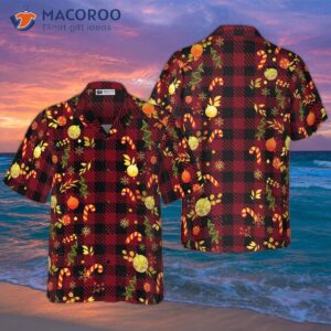 Hyperfavorite Christmas Hawaiian Shirts, Merry Red Plaid Pattern Shirt With Short Sleeves, Idea – Gift For And .