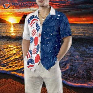 hyperfavorite christmas usa balloons pattern hawaiian shirt short sleeve button down shirt for and 4