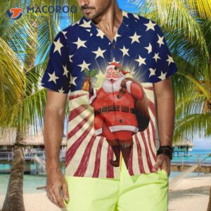 hyperfavorite santa christmas american hawaiian shirt short sleeve button down shirt for and 3
