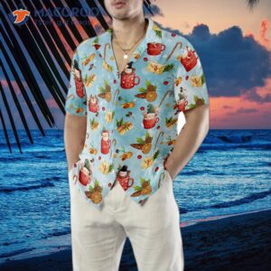 hyperfavorite santa christmas pattern 2 hawaiian shirt short sleeve button down shirt for and 4