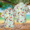 Hyperfavorite Santa Surfing 2 Pattern Hawaiian Shirt, Christmas Short Sleeve Button Down Shirt For And