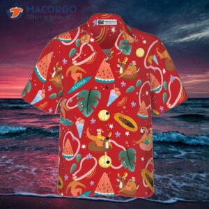 hyperfavorite santa surfing 3 pattern hawaiian shirt christmas short sleeve button down shirt for and 2