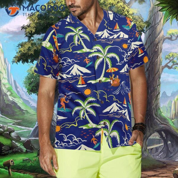 Hyperpopular Christmas Hawaiian Shirts, Santa Beach Summer Pattern 3 Short Sleeve Shirt, Shirt Idea Gift For And