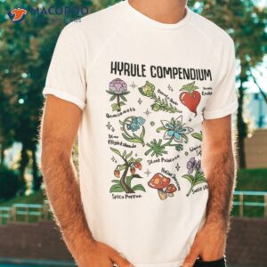 Hyrule Compendium, Floral Plants Shirt