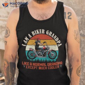 i am a biker grandpa motorcycle shirt tank top