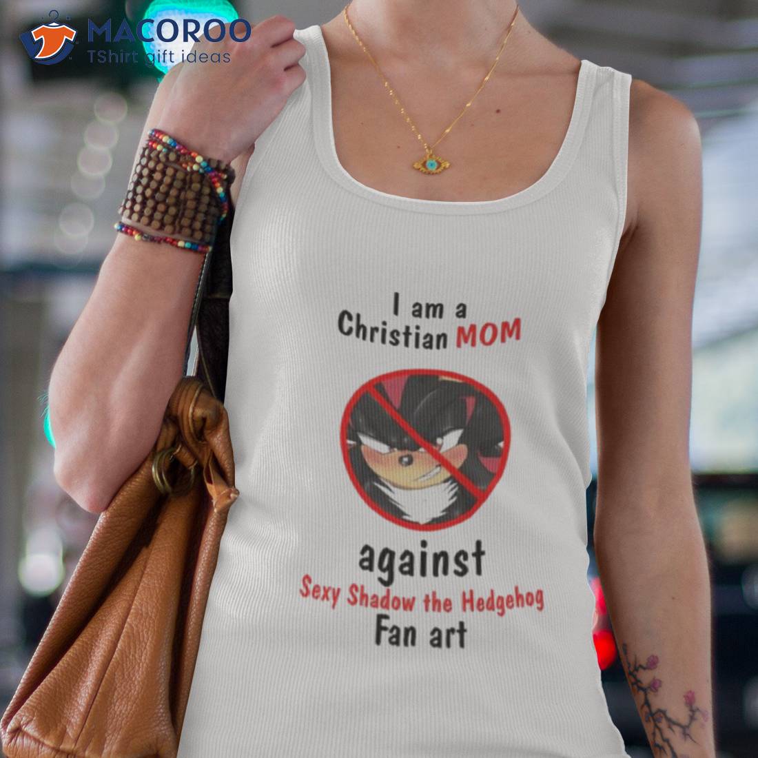 Original I Am A Christian Mom Against Sexy Shadow The Hedgehog Fan