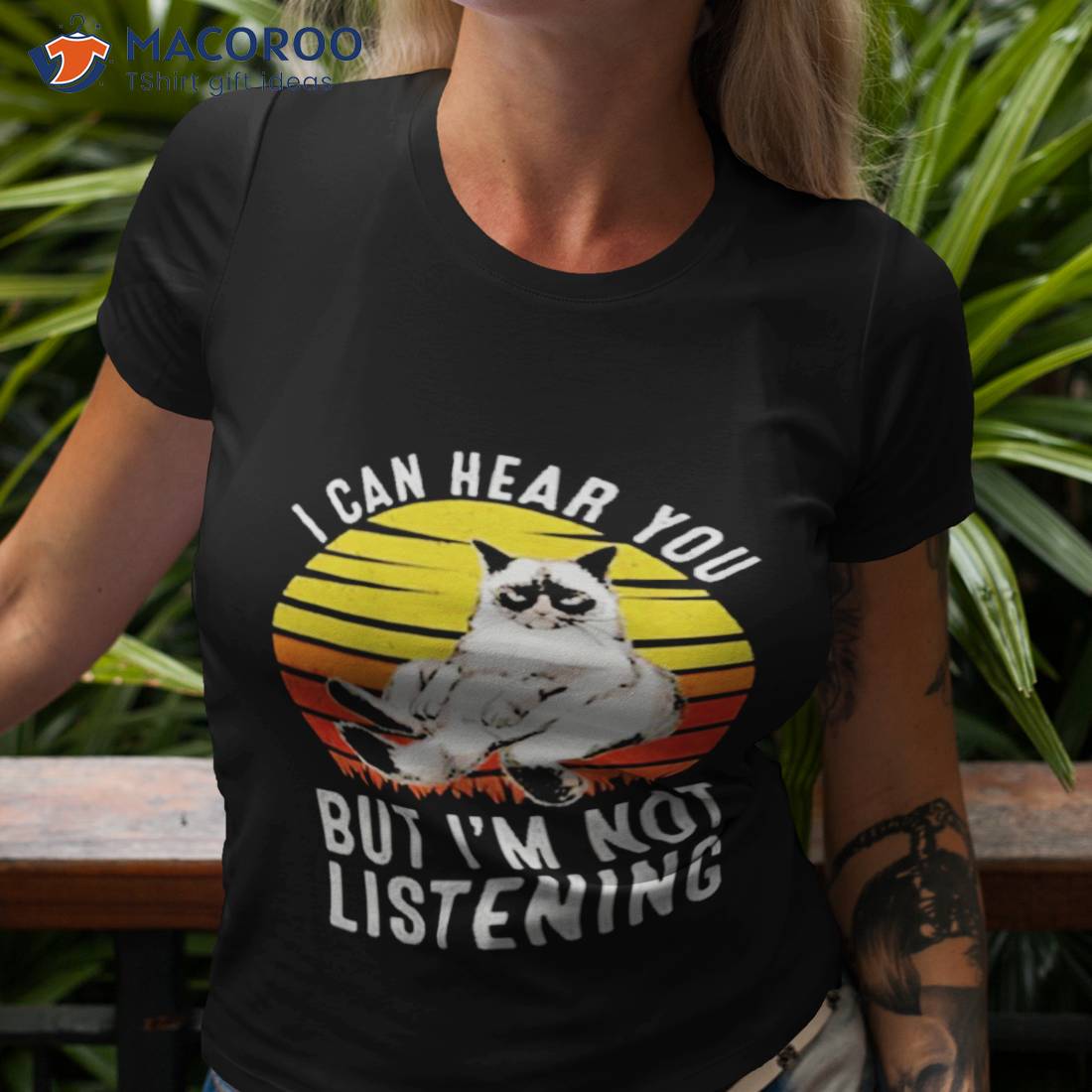 I Can Hear You But I’m Not Listening Cat Vintage Shirt