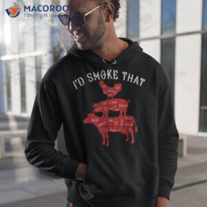 i d smoke that barbecue grilling bbq smoker gift for dad shirt hoodie 1