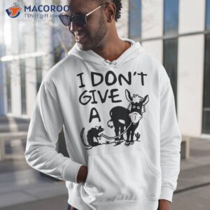 i don t give a funny mouse walking donkey animals lover shirt hoodie 1