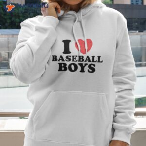 i love baseball boys shirt hoodie 2