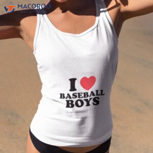 i love baseball boys shirt tank top 2