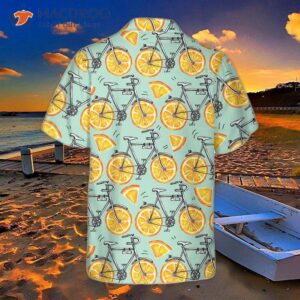 I Love Cycling And Orange Hawaiian Shirt