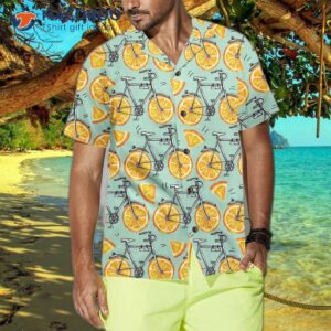 i love cycling and orange hawaiian shirt bicycle shirt for amp best gift bikers 3