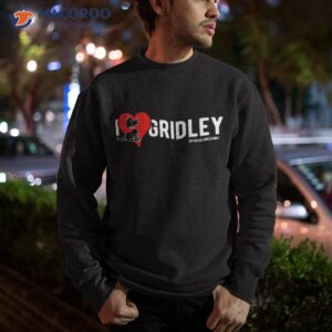 i love gridley the aussiedoodle cartoon dog heart design shirt sweatshirt