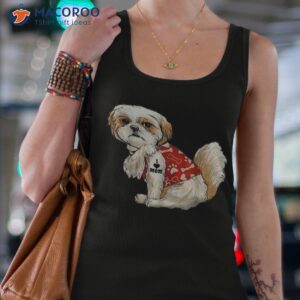 I Love Mom Tattoo Shih Tzu Funny Mother’s Day Gifts Shirt