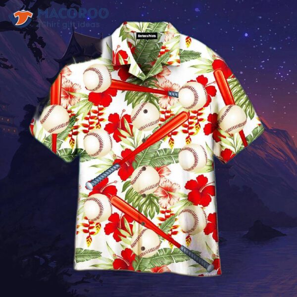 I Love Tropical Hawaiian Baseball Shirts.