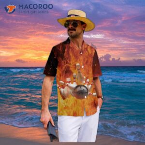 i m a bowling beast hawaiian shirt with flame pattern the best gift for players 4