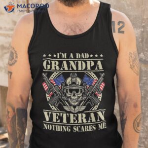 i m a dad grandpa and veteran 4th july fathers day shirt tank top