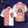 I’m A Girl Who Likes Darts And Beer, Wearing Hawaiian Shirt.