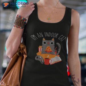 i m an indoor cat funny reading coffee gaming person tee shirt tank top 4