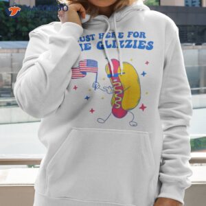 I’m Just Here For The Glizzies Funny Fourth Of July Wiener Shirt