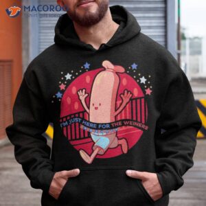 i m just here for the wieners 4th of july america shirt hoodie