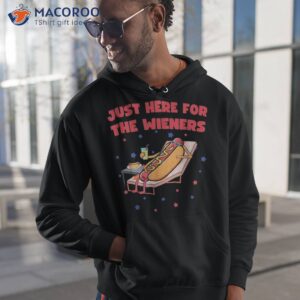 i m just here for the wieners funny fourth of july bbq shirt hoodie 1