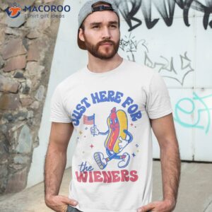 i m just here for the wieners funny fourth of july hot dog shirt tshirt 3